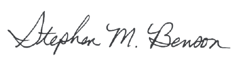 Stephen Benson, Ph. D.